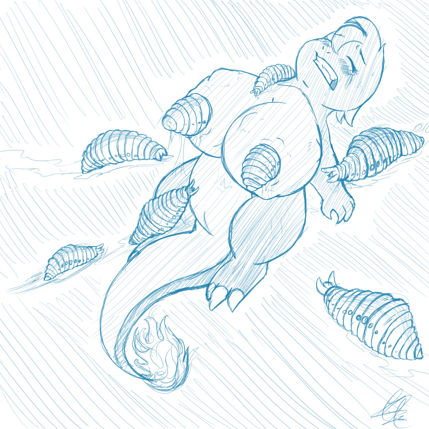 1:1 amber_charmander arthropod blue_and_white blush bodily_fluids breast_expansion breasts charmander claws crying e621 expansion fan_character female fire flaming_tail generation_1_pokemon genitals group hi_res infestation insect larva maggot monochrome nintendo nipple_fetish nipple_penetration nipple_play nipples non-mammal_breasts non-mammal_nipples parasite penetration pokemon pokemon_(species) raining shikaro sketch slightly_chubby slime solo_focus tail tears vulva