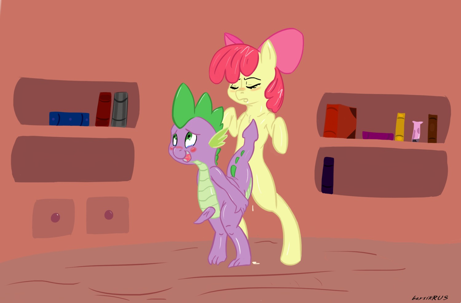 1boy 1futa apple_bloom_(mlp) barsikrus dragon earth_pony equine feral friendship_is_magic furry futa_on_male futanari gis horse implied_futa intersex male male_penetrated my_little_pony pony rule34 scalie spike spike_(mlp)
