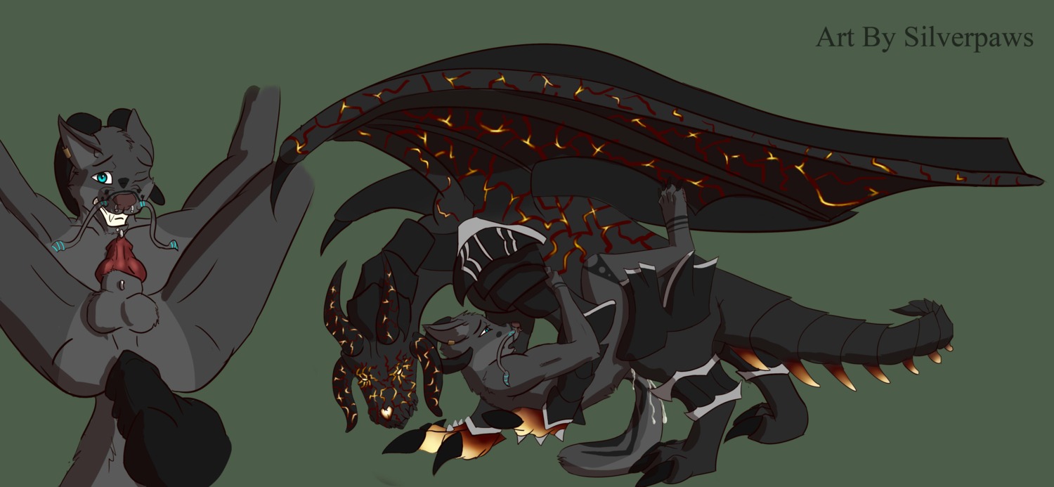 2012 absurd_res anal anal_penetration armor balls bodily_fluids cum deimanca dragon duo e621 erection genital_fluids genitals green_background hi_res knot male male/male male_penetrated male_penetrating male_penetrating_male membrane_(anatomy) membranous_wings mythological_creature mythological_scalie mythology nude penetration penis piercing scalie sex simple_background tail wings xoloitz