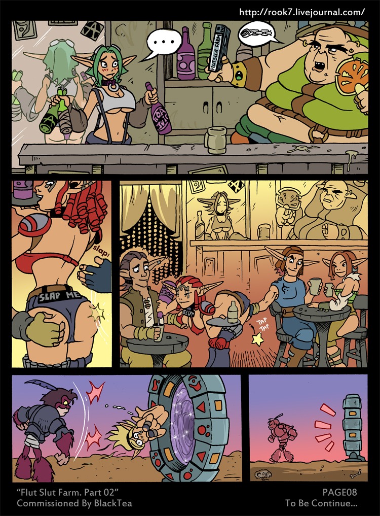 akabur ashelin babak_(jak_and_daxter) breasts brutter_(jak_and_daxter) butt cleavage clothed clothing comic e621 english_text female flut_flut group humanoid jak_and_daxter keira_(jak_and_daxter) lurker_(jak_and_daxter) male naughty_dog sony_corporation sony_interactive_entertainment text url