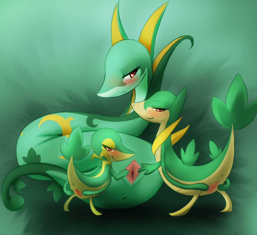 anus bald bedroom_eyes blush butt clitoris darkmirage e621 eyelashes feet female female/female feral frown generation_5_pokemon genitals green_background green_body green_skin green_theme group happy lizard looking_at_viewer narrowed_eyes nintendo pink_body pink_skin pokemon pokemon_(species) presenting presenting_hindquarters presenting_partner presenting_vulva red_eyes reptile scalie seductive serpentine serperior servine simple_background size_difference smile snivy spread_legs spread_vulva spreading urethra vulva yellow_body yellow_skin