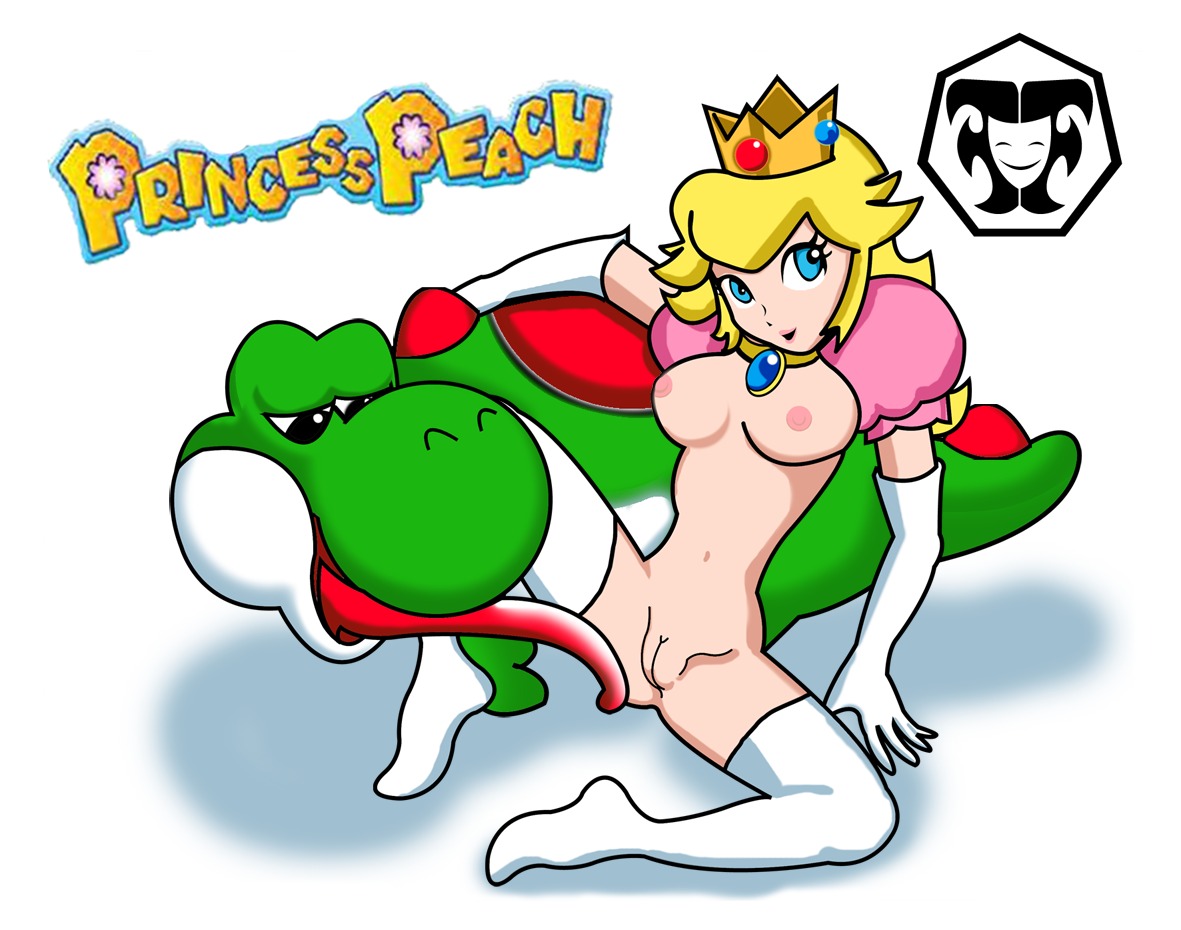 artist_request breasts dinophilia dinosaur female human interspecies large_breasts mario_(series) nintendo princess_peach pussy reptile rule34 scalie smile straight_hair super_mario_bros. super_princess_peach thighhighs uncensored white_background yoshi zettai_ryouiki