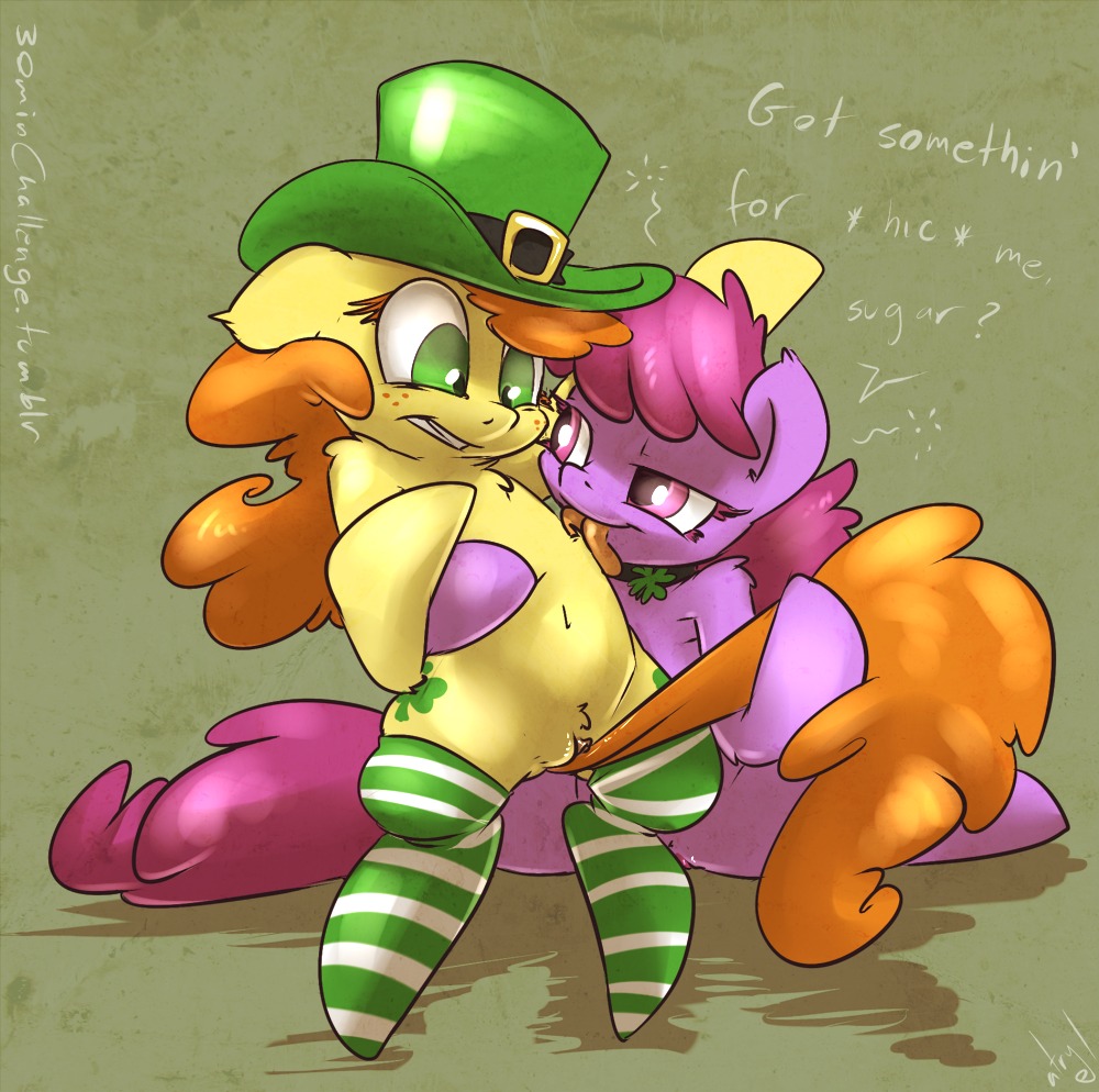 atryl berry_punch_(mlp) digital_media_(artwork) duo e621 earth_pony equid equine fan_character female female/female feral friendship_is_magic genitals hasbro horse licking mammal my_little_pony pony tail tongue tongue_out vulva
