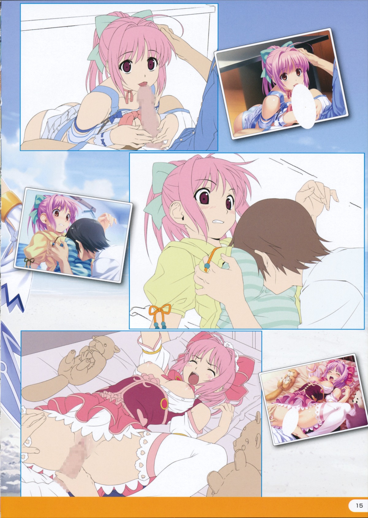breast_grab breasts censored fellatio female hinata_hanabi koutaro male nipples nopan open_clothes open_shirt oppai oral page_15 page_number penis pussy rule34 screening sex shirt tropical_kiss vagina