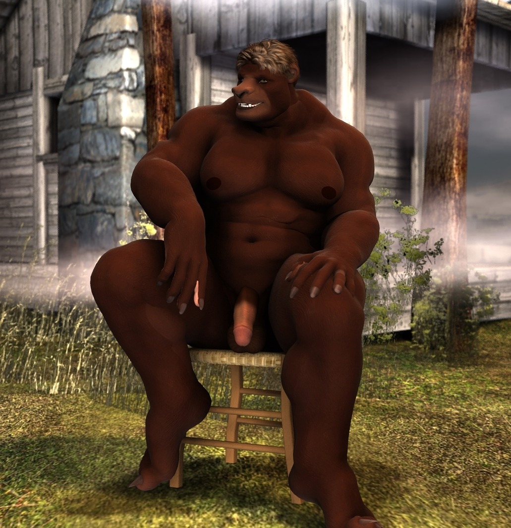 3d_(artwork) abs animal_genitalia anthro balls bear biceps biped brown_bear brown_body brown_fur claws digital_media_(artwork) e621 feet flaccid fur genitals grin grizzly_bear hindpaw humanoid_genitalia humanoid_penis looking_at_viewer male mammal muscular muscular_anthro muscular_male navel nipples nude paws pecs penis pose presenting sheath sitting smile solo teeth ursine vic34677