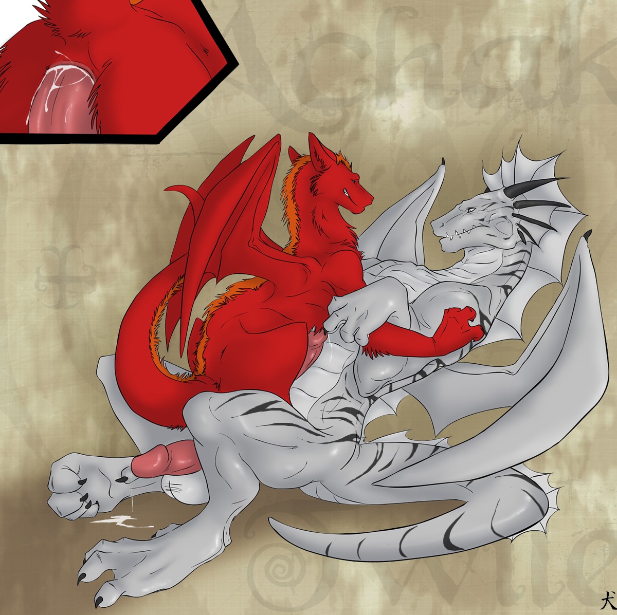 2007 after_sex anal anal_penetration anus balls bodily_fluids butt cum cum_in_ass cum_inside cum_on_chest cum_on_ground cum_on_own_penis cum_on_penis cum_on_self cutaway dragon dripping duo e621 erection european_mythology feral feral_on_bottom feral_on_feral feral_on_top fur furred_dragon furred_scalie genital_fluids genitals glans grey_balls humanoid_genitalia humanoid_genitalia_on_feral humanoid_penis humanoid_penis_on_feral intraspecies larger_feral larger_male larger_on_bottom lying male male/male male_on_bottom male_on_top male_penetrated male_penetrating male_penetrating_male membrane_(anatomy) membranous_wings mythological_creature mythological_scalie mythology nude on_back on_bottom on_top penetration penile penile_penetration penis penis_in_ass pink_glans pink_penis red_anus red_body scalie sex size_difference smaller_feral smaller_male smaller_on_top smaller_penetrated spread_legs spreading straydog tail twile western_dragon winged_dragon wings