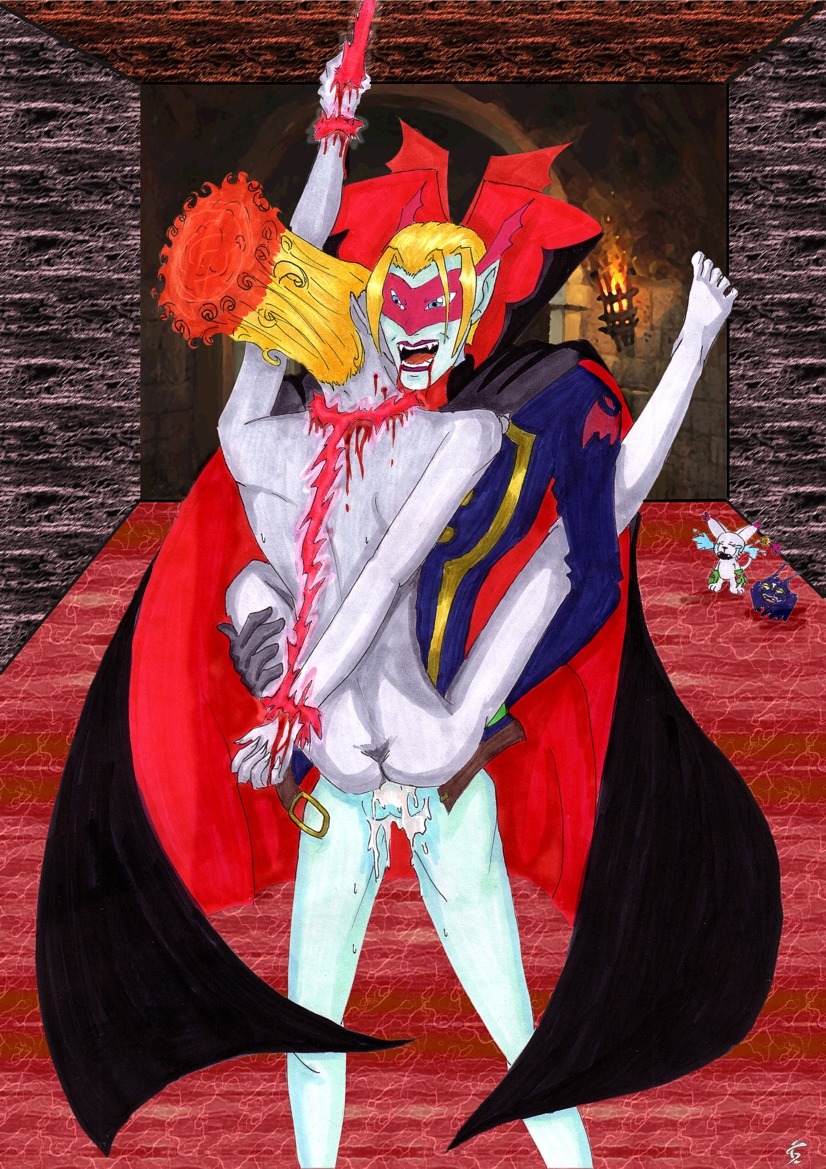 demidevimon digimon digimon_(species) gatomon gay male piemon rule34 vamdemon yaoi