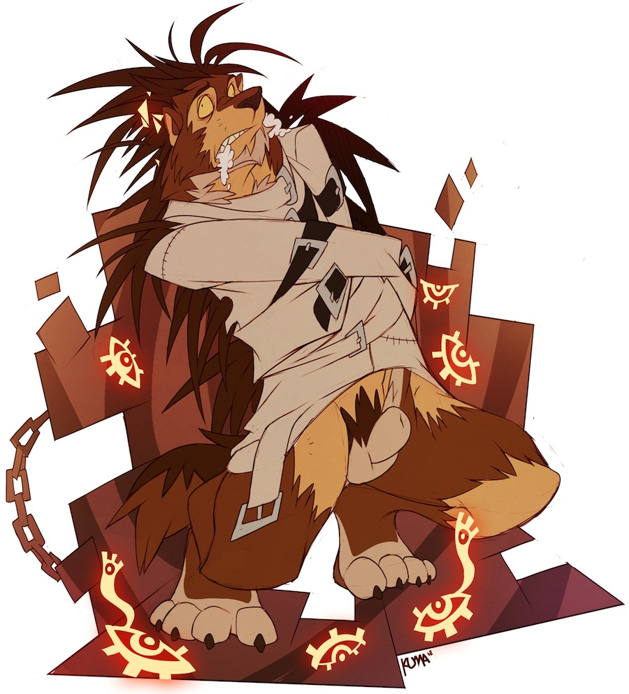 2012 animal_genitalia anthro balls biped digitigrade e621 fully_sheathed genitals hair human human_to_anthro insane kuma male mammal muscular muscular_anthro muscular_male porcupine quillcy rodent sheath solo species_transformation tail transformation