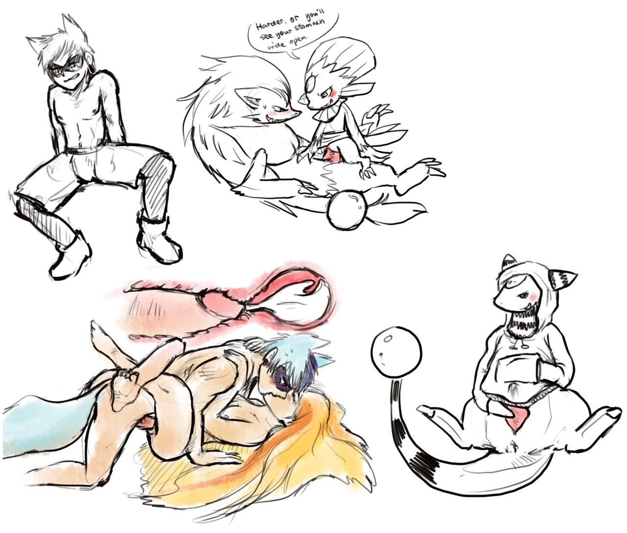 2012 ampharos female female_pokemon furry haychel hoodie human humanized male male/female male_pokemon male_pokemon/female_pokemon masturbation nintendo penetration pokemon pokemon_(species) pussy riolu rule34 sketch straight vaginal_penetration weavile zoroark