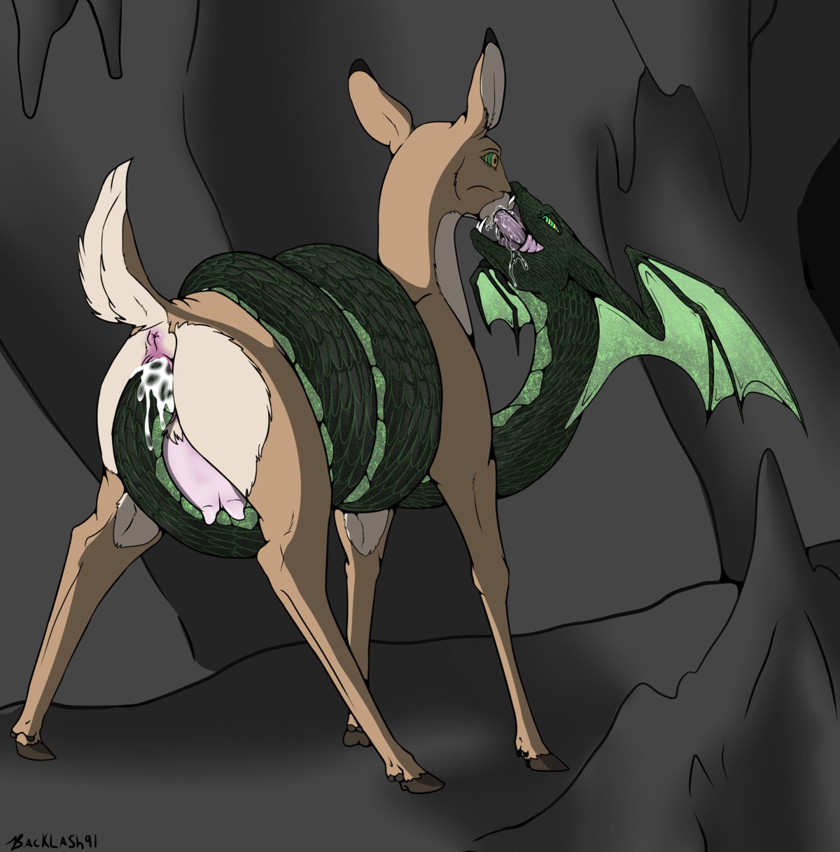 2014 absurd_res animal_genitalia animal_vulva anus backlash91 bodily_fluids breasts cave cervine_genitalia cervine_vulva coiling conditional_dnp deer digital_media_(artwork) duo e621 fangs female feral feral_on_feral feral_penetrated feral_penetrating feral_penetrating_feral french_kissing genitals hi_res hooves hypnosis interspecies kissing mammal membrane_(anatomy) membranous_wings mind_control penetration raised_tail reptile saliva scalie serpentine sex shadow snake spread_legs spreading tail tail_fetish tail_play tail_sex teats teeth udders vaginal vaginal_penetration vulva wings