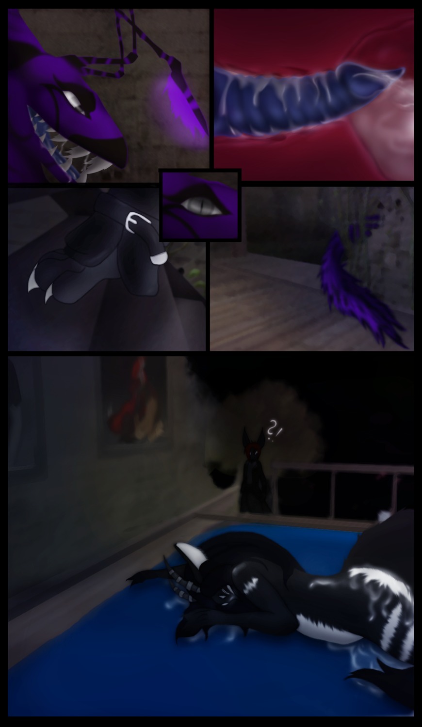 absurd_res ambiguous_gender anthro bodily_fluids canid canine canis cum cum_inside disembodied_penis duo e621 erection forced fox genital_fluids genitals hi_res horn internal jackal male male/ambiguous mammal master merevin monster penis rape sex silyas
