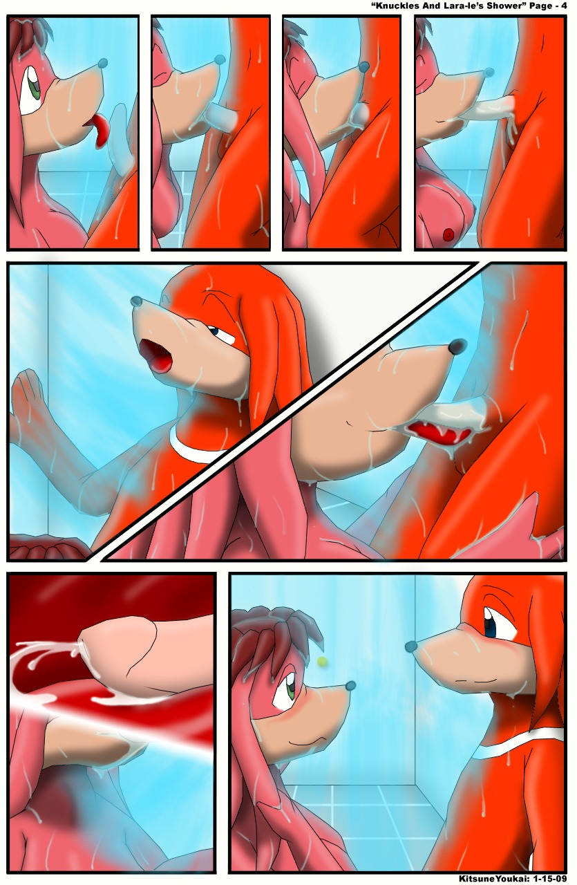 anthro breasts cum cum_on_tongue echidna female fur incest kitsune_youkai knuckles_the_echidna lara-le lick licking male mammal monotreme mother_and_son oral_sex penis rule34 sonic_(series) straight tagme