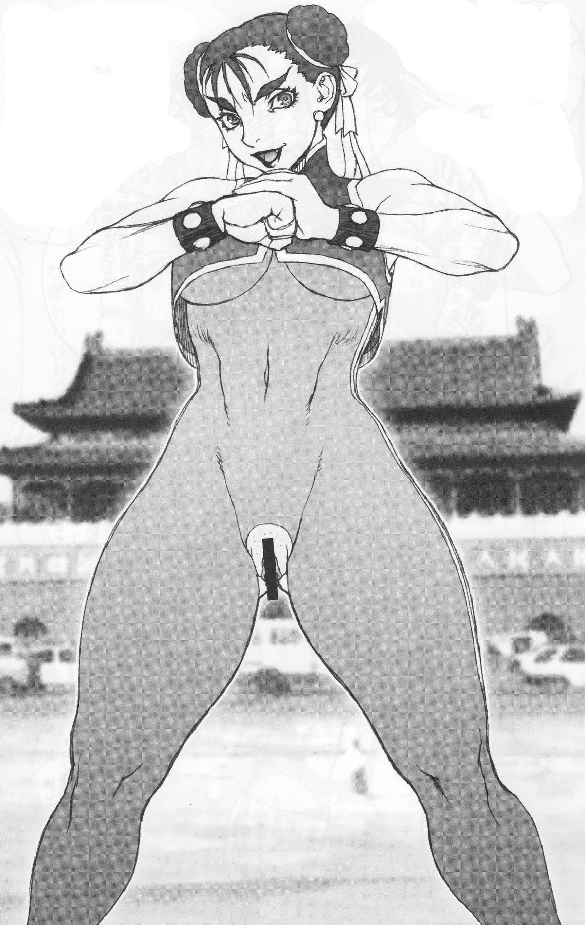 censored chun-li female female_only human motchie_kingdom rule34 solo street_fighter street_fighter_alpha tagme