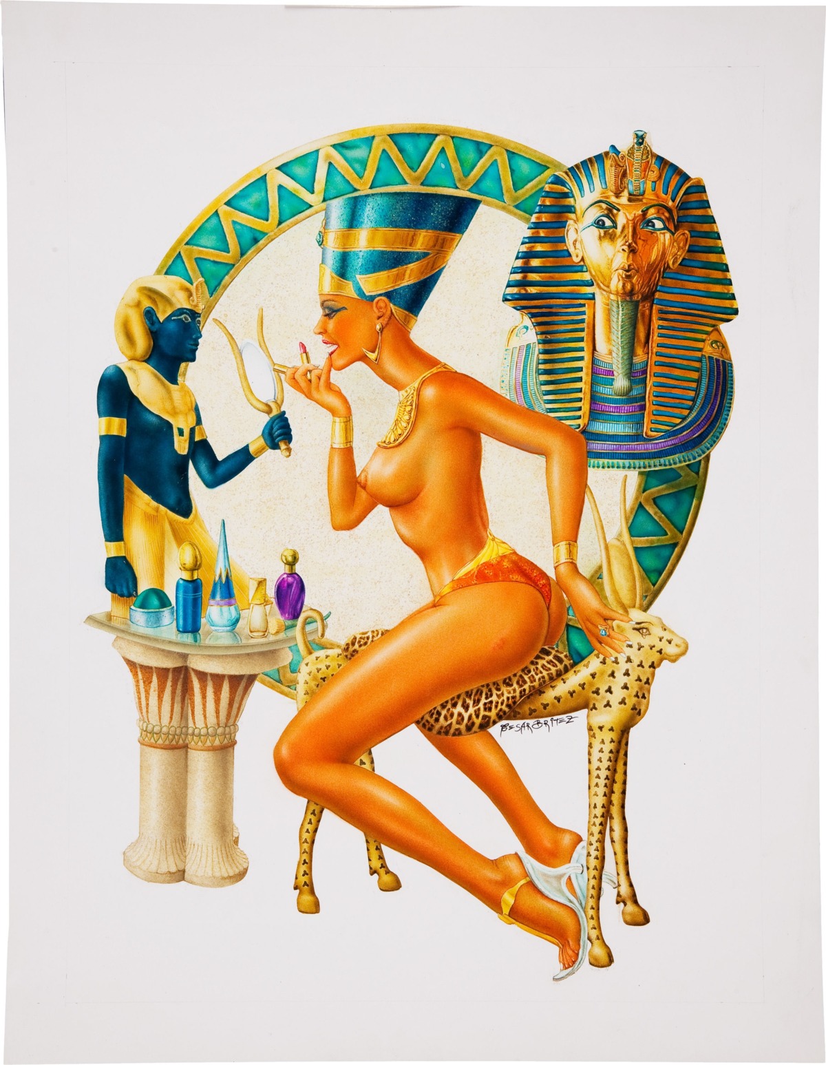 1girls ancient_egypt egypt female female_only history human human_only nefertiti public_domain rule34 tagme tutankhamun