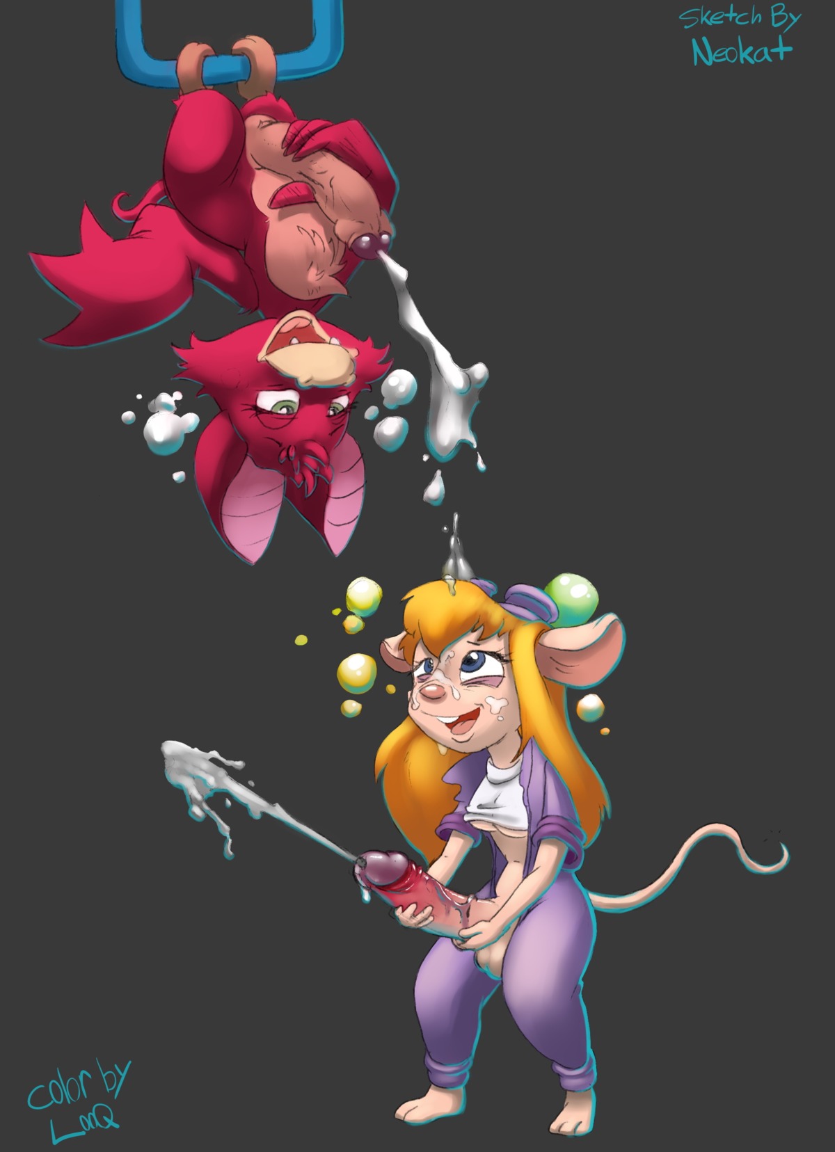 anthro balls bat chip_'n_dale_rescue_rangers disney foxglove furry furry_intersex futa_only futanari gadget_hackwrench intersex looqdrake mouse neokat penis rodent rule34 testicles