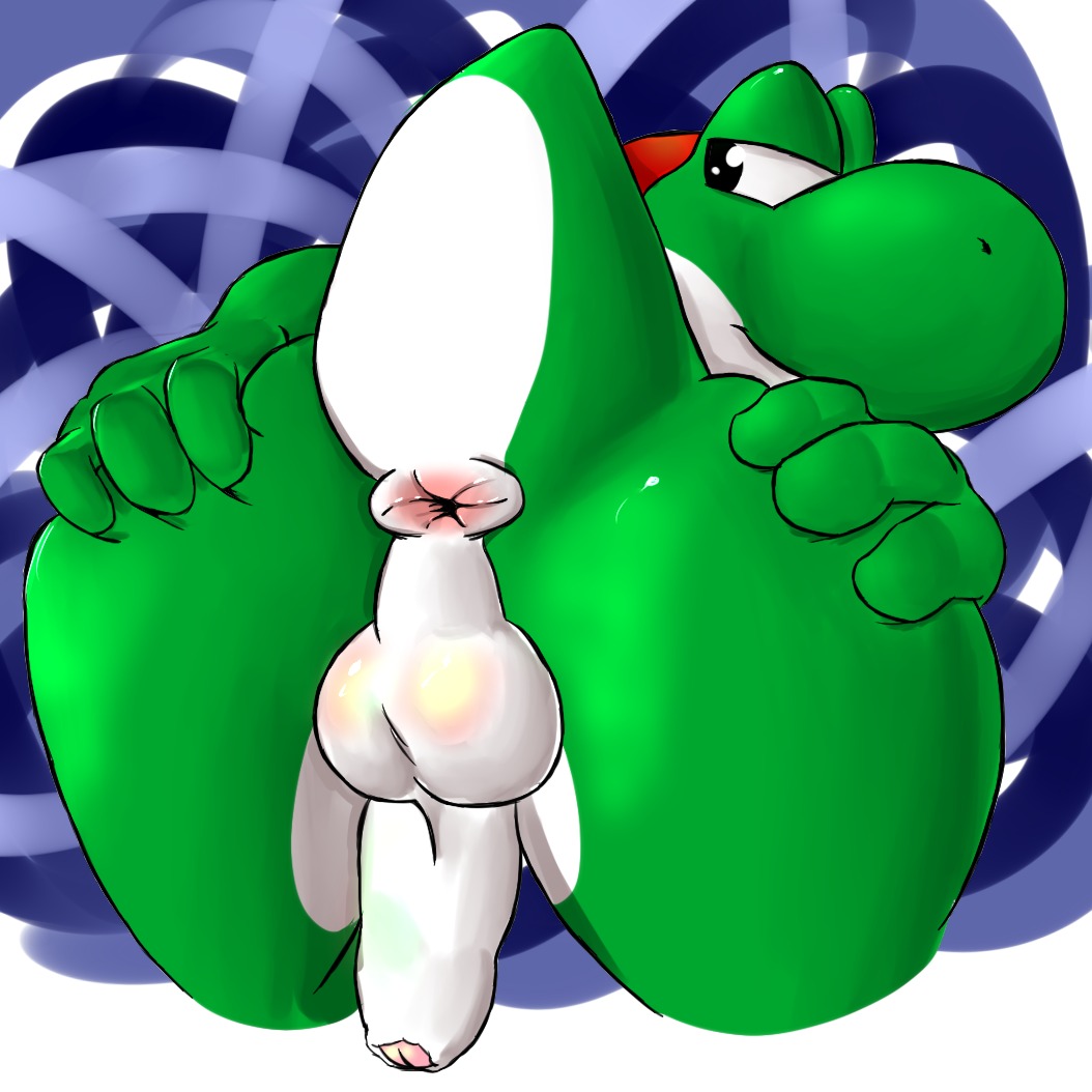 1:1 2014 3_fingers abstract_background anthro anus backsack balls balls_blush big_nose blush body_blush butt dinosaur e621 erection femboy fingers foreskin genitals green_body green_skin green_yoshi half-closed_eyes hand_on_butt happy humanoid_genitalia humanoid_penis koopacoon looking_away looking_back male mario_bros narrowed_eyes nintendo non-mammal_balls nude penis prehistoric_species presenting presenting_hindquarters puffy_anus raised_tail rear_view reptile scalie simple_background smile solo spread_butt spreading tail tail_anus unretracted_foreskin yoshi