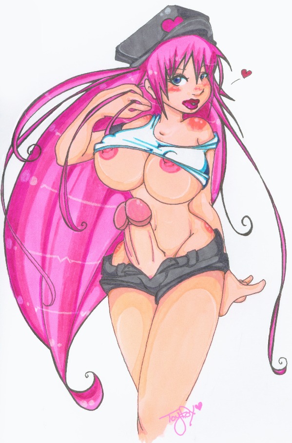 1futa breasts capcom final_fight futa_only futanari human intersex legs nipples poison_(final_fight) rule34 street_fighter