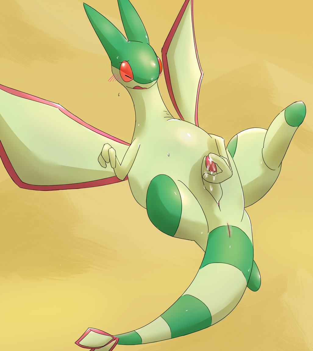 blush color cum feral flygon front_view handjob male male_only masturbation penis pokemon pokemon_(species) pokemon_rse rule34 solo tagme
