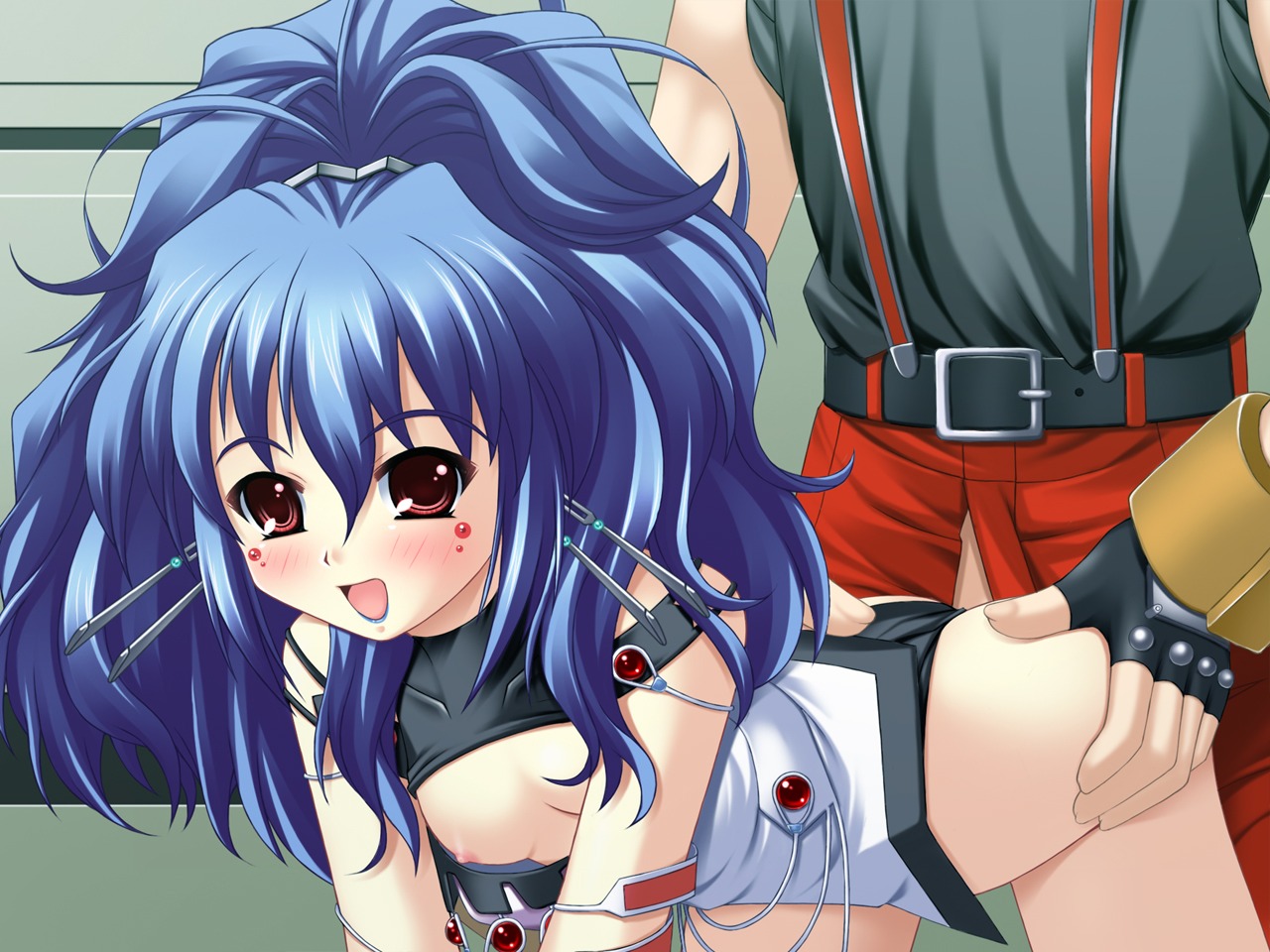 alfimi female kyosuke_nanbu marking_below_eyes rule34 super_robot_wars tagme