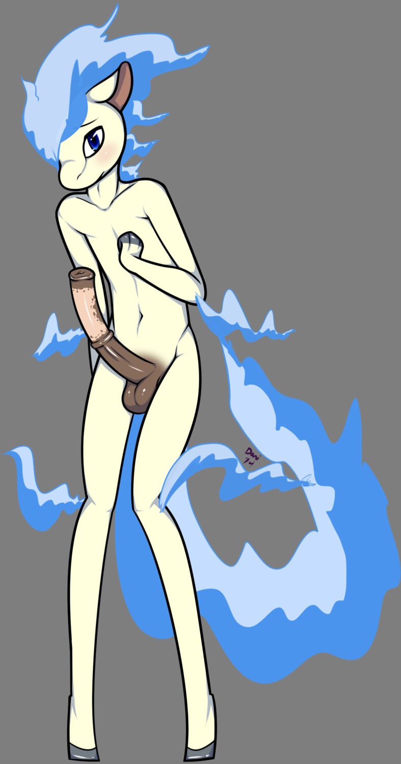 2014 alpha_channel animal_genitalia animal_penis anthro anthrofied balls big_penis blue_eyes daniruu e621 equid equine_genitalia equine_penis erection femboy fire flaming_tail generation_1_pokemon genitals hi_res hooves male mammal nintendo penis pokemon pokemon_(species) pokemorph ponyta shiny_pokemon solo tail