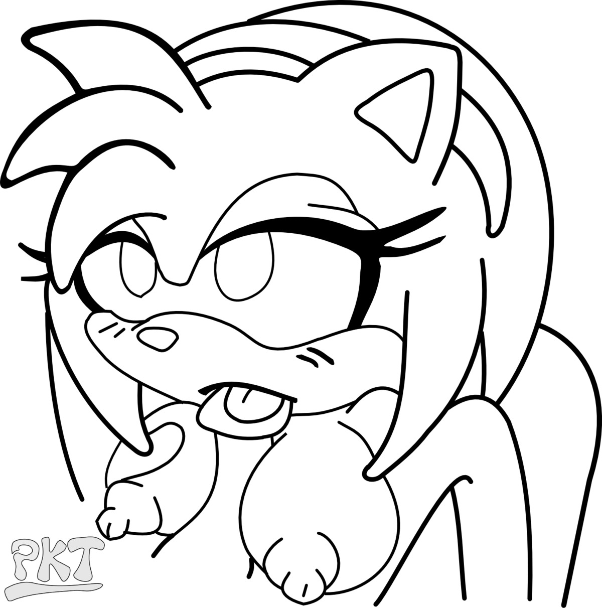 amy_rose anthro breasts female fur hedgehog male mammal nipples paizuri pkt rule34 sonic_(series) straight