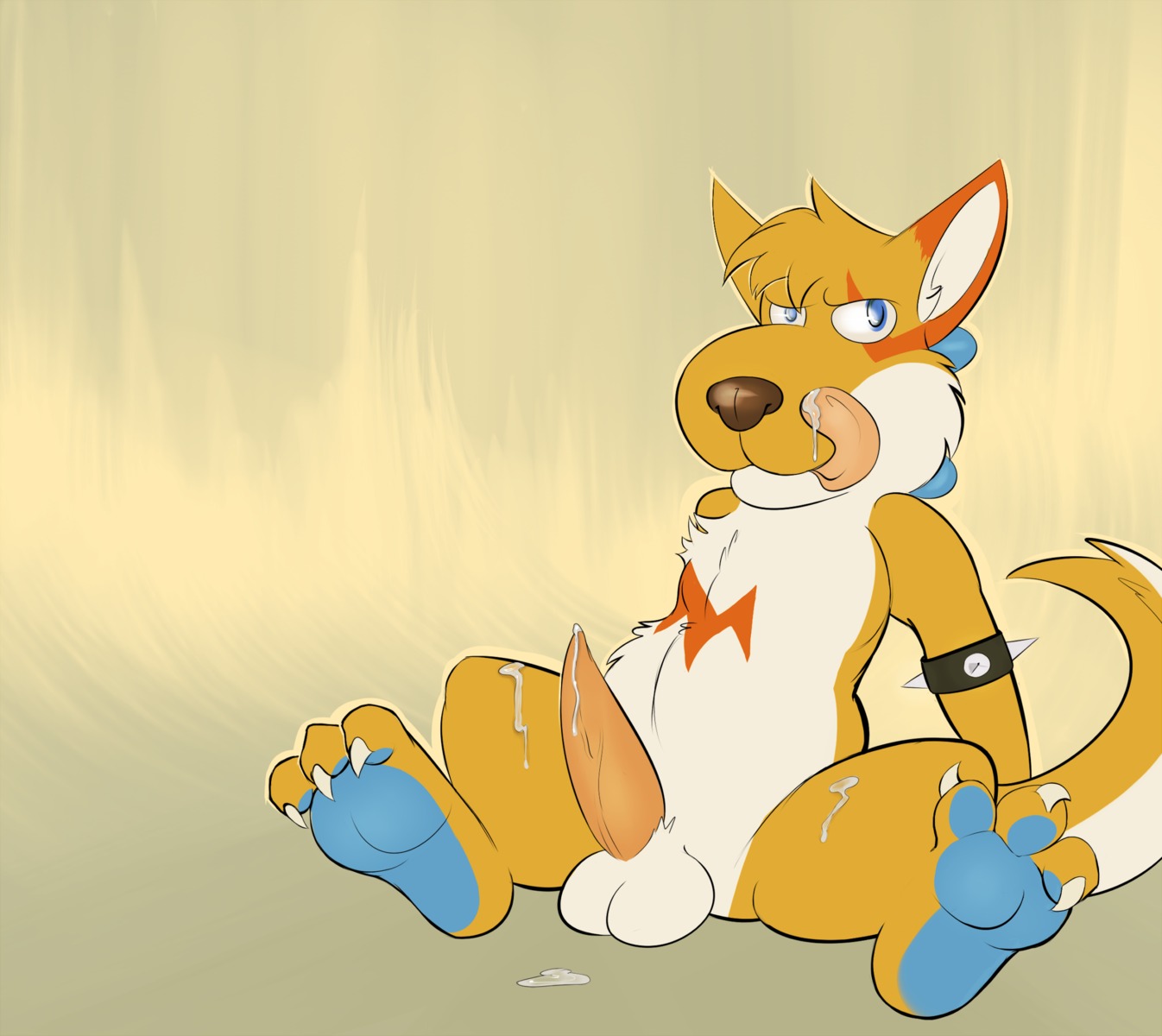 3_toes after_masturbation anthro balls biped bodily_fluids canid canine canis cum dinosaur e621 erection feet genital_fluids genitals harlem hi_res hindpaw hybrid male mammal mario_bros moonwulf_(character) mythological_canine mythological_creature mythology nintendo non-mammal_balls nude orange_yoshi paws penis prehistoric_species reptile scalie sitting soles solo tail tapering_penis toes tongue werecanid werecanine werecreature werewolf wolf yoshi