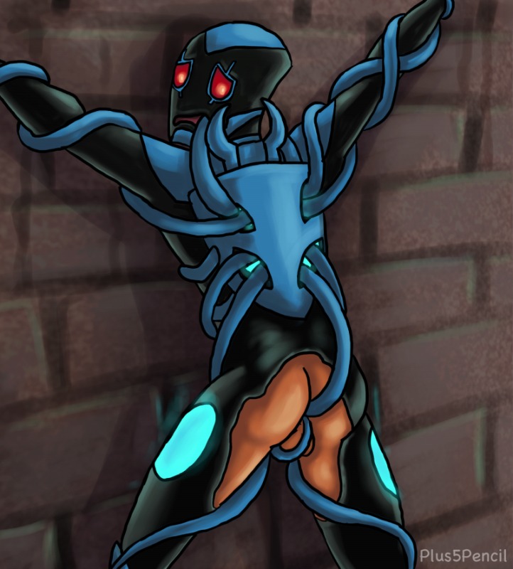 1boy anal blue_beetle blue_beetle_(the_brave_and_the_bold) dc dc_comics double_anal forced_yaoi insertion jaime_reyes khaji_da male malesub multiple_anal_insertions multiple_insertions plus5pencil rape rule34 tentacle tentacle_on_male tentacle_rape yaoi