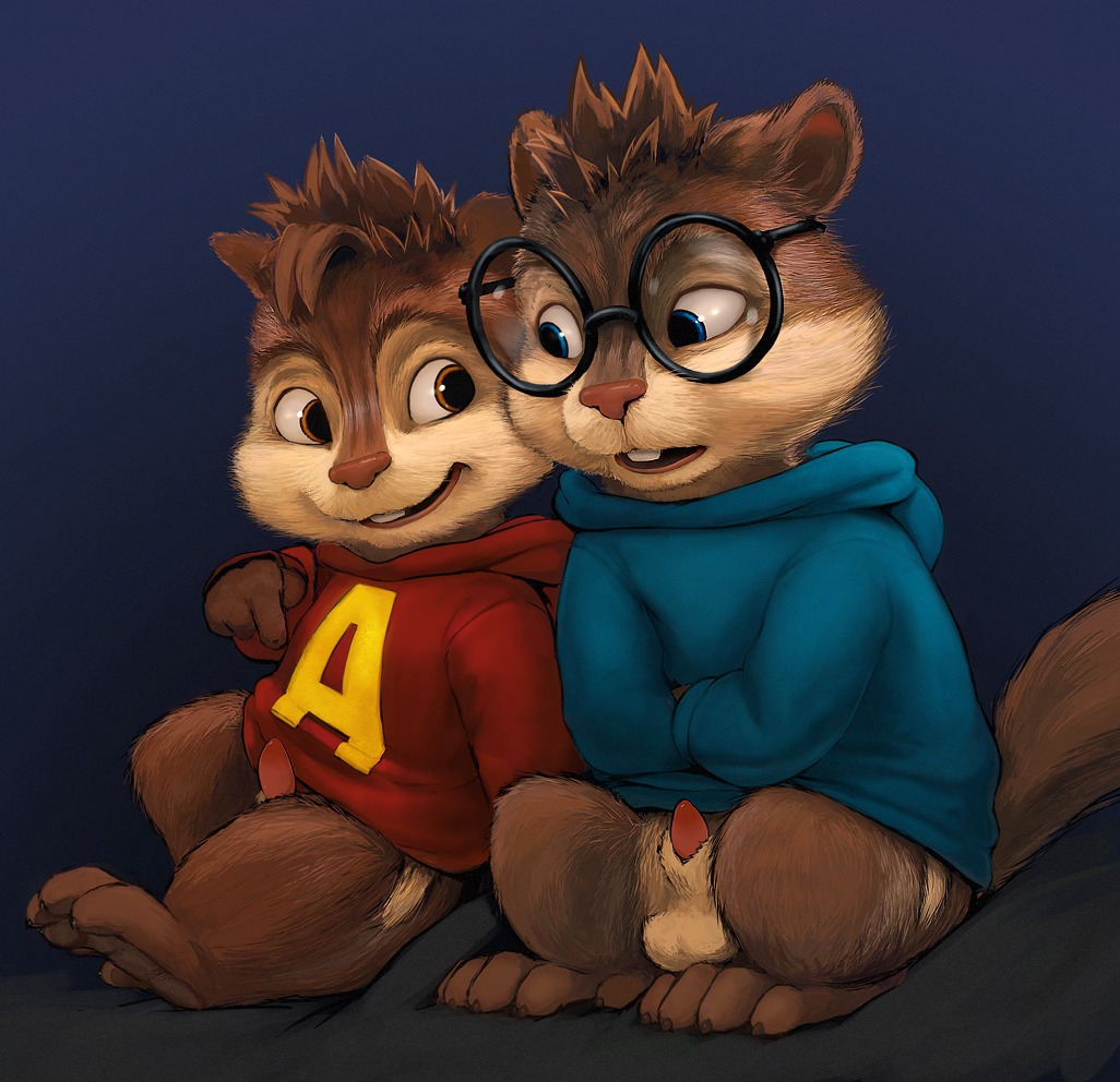 alvin_and_the_chipmunks alvin_seville anthro brother chipmunk furry gay incest lando male penis rodent rule34 simon_seville squirrel