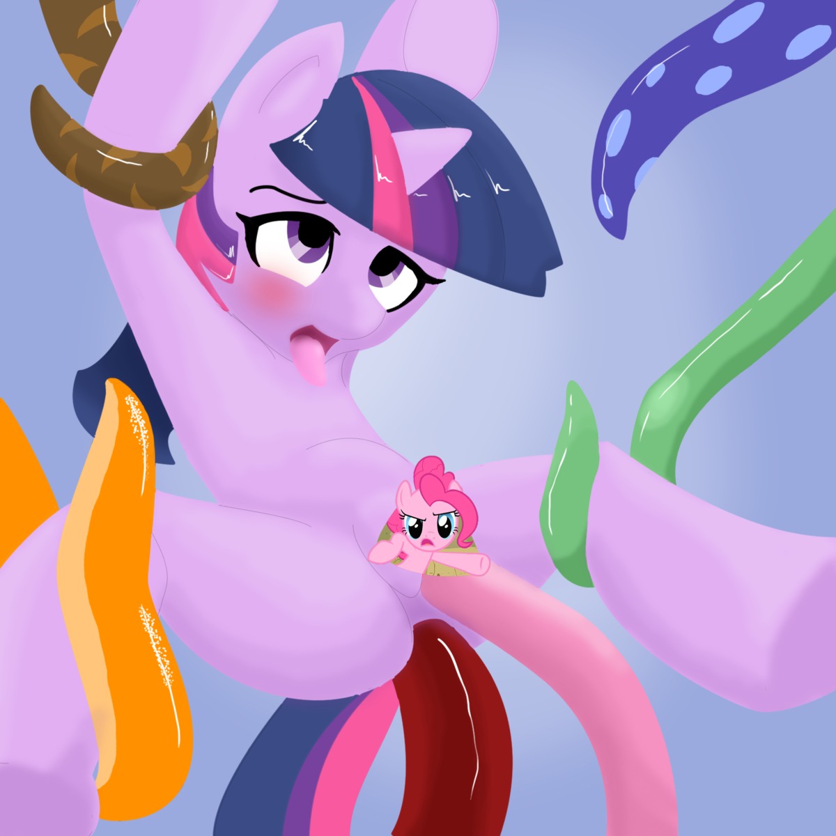 equine female feral friendship_is_magic horse my_little_pony mythological_creature mythological_equine mythology pinkie_pie_(mlp) pony rule34 saltcore smooth_skin tentacle twilight_sparkle_(mlp) unicorn what