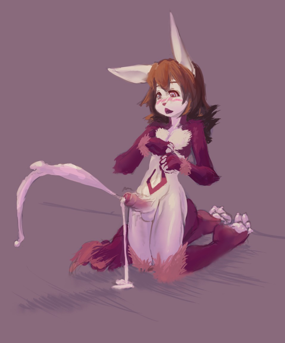 2013 anthro archived_source balls biped bodily_fluids chizi cum cum_fountain cum_hose e621 ejaculation erection excessive_cum excessive_genital_fluids femboy foreskin fur genital_fluids genitals grey_background hands-free humanoid_genitalia humanoid_penis kneeling lagomorph leporid male mammal multicolored_body multicolored_fur orgasm partially_retracted_foreskin penis rabbit simple_background solo two_tone_body two_tone_fur unavailable_at_source white_body white_fur