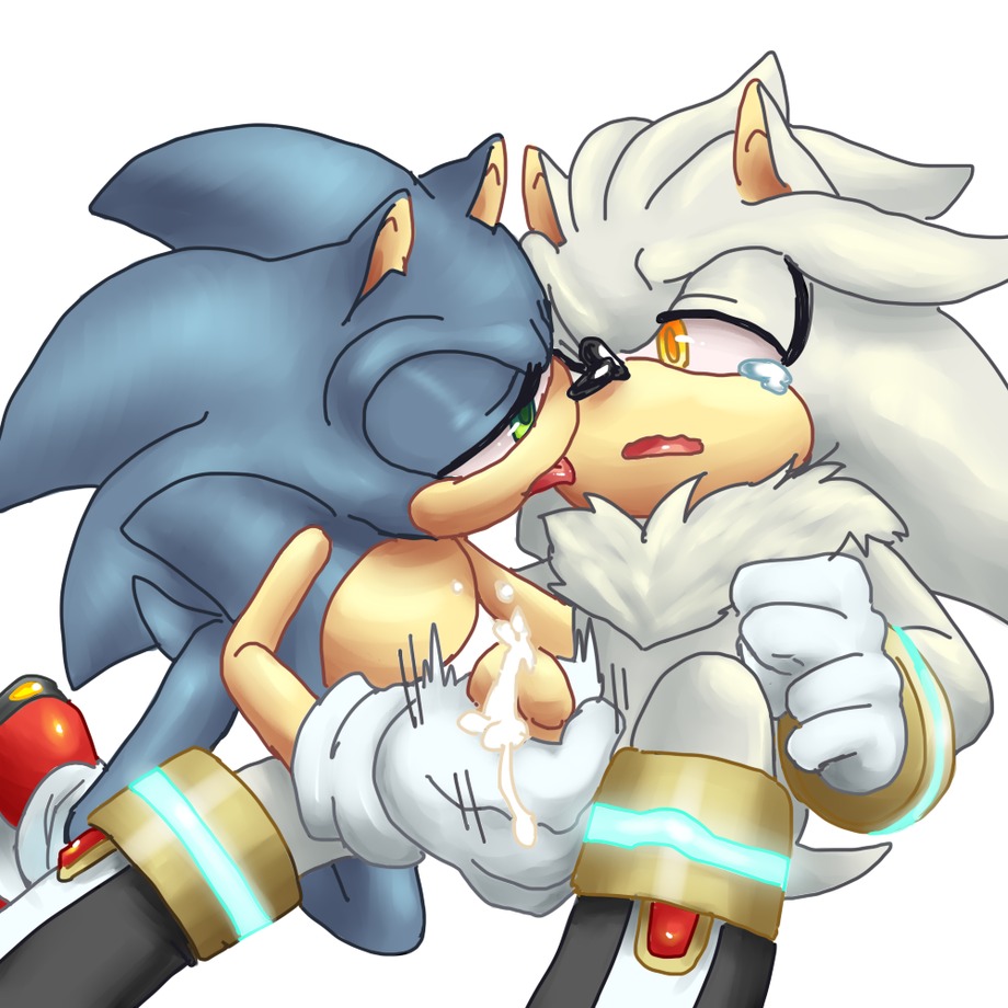 1:1 amber_eyes anthro blue_body blue_fur blue_hair bodily_fluids chest_tuft clothing cum cumshot duo e621 ejaculation erection eulipotyphlan footwear fur genital_fluids genitals gloves green_eyes hair handjob handwear hedgehog humanoid_genitalia humanoid_penis male male/male mammal open_mouth orba orgasm penile penis sega sex shoes silver_the_hedgehog simple_background sonic_the_hedgehog sonic_the_hedgehog_(series) tongue tongue_out tuft yellow_eyes