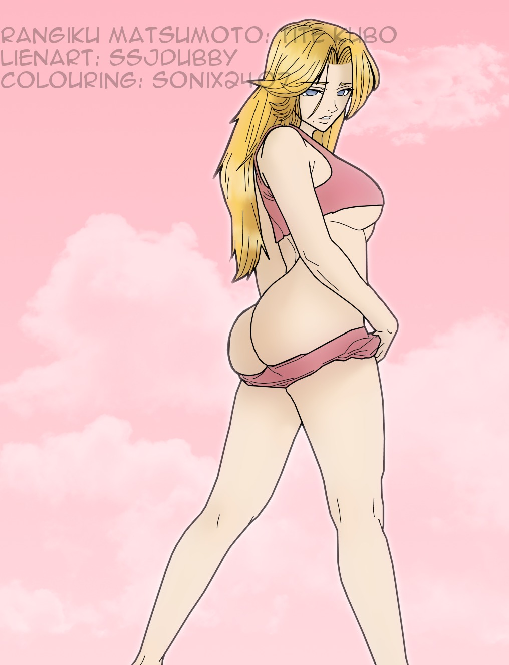 1girls ass big_ass big_breasts big_butt bleach breasts bubble_ass bubble_butt female female_only large_breasts lips long_hair matsumoto_rangiku rule34 solo sonix2407 ssjdubby underboob