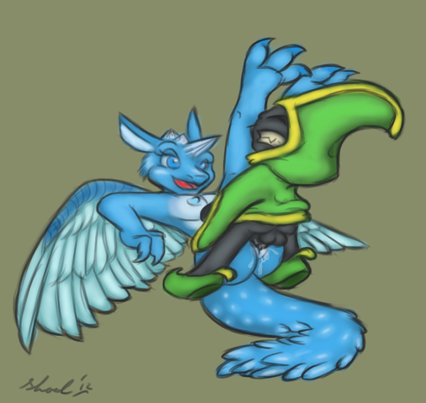 2012 activision anthro anthro_penetrated anthrofied backsack balls biped blue_eyes bodily_fluids bottomless breasts butt clenched_teeth clothed clothing cum cum_in_vagina cum_inside dragon duo e621 erection feathered_wings feathers female female_on_humanoid female_penetrated genital_fluids genitals green_background horn humanoid humanoid_on_anthro humanoid_penetrating humanoid_penetrating_anthro hybrid interspecies legs_up male male/female male_on_anthro male_penetrating male_penetrating_female mythological_creature mythological_scalie mythology nipples non-mammal_breasts non-mammal_nipples nude open_mouth penetration penile penile_penetration penis penis_in_vagina scalie sex shardshatter simple_background skylanders spread_wings tail teeth vaginal vaginal_penetration vulva whirlwind_(skylanders) wings