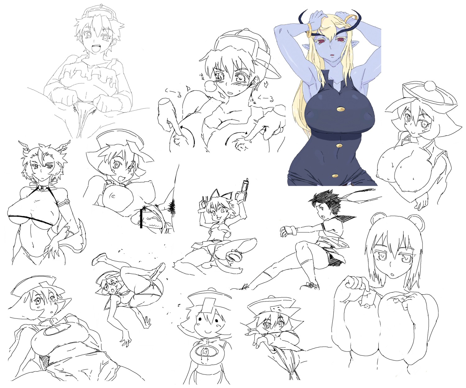 breasts clothing darkstalkers female hsien_ko human large_breasts lei-lei lei_lei panties rule34 sakura_kasugano street_fighter tagme tsukudani