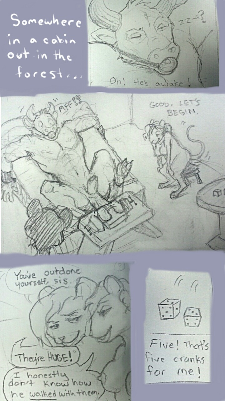9:16 anthro balls biped bovid bovine breasts cock_and_ball_torture dominant dominant_female duo e621 english_text european_mythology exclamation_point female forced forced_bondage forced_exposure forced_gag genital_mutilation genital_torture genitals greek_mythology group hi_res interrobang lenexwants male mammal minotaur mouse murid murine mutilation mythology nipples nude pain penis question_mark rodent saggy_balls submissive submissive_male text