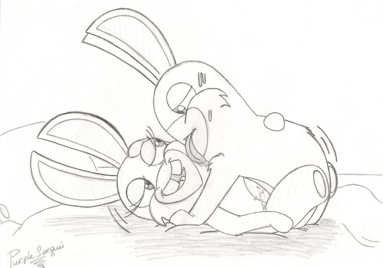 female purpleserguei_(artist) rabbid raving_rabbids rayman_(series) rule34 tagme ubisoft