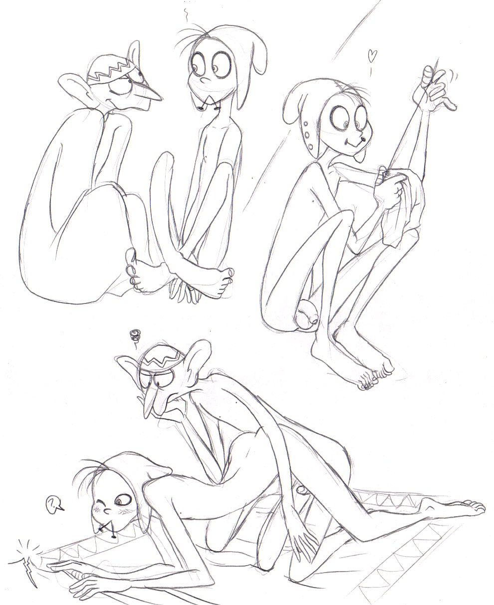 bored casual_nudity curious feet fixing gay idk_what_to_tag_it irritated male male_only monochrome nails penis rule34 tack_(character) tagme the_thief_and_the_cobbler_(film) thief torn