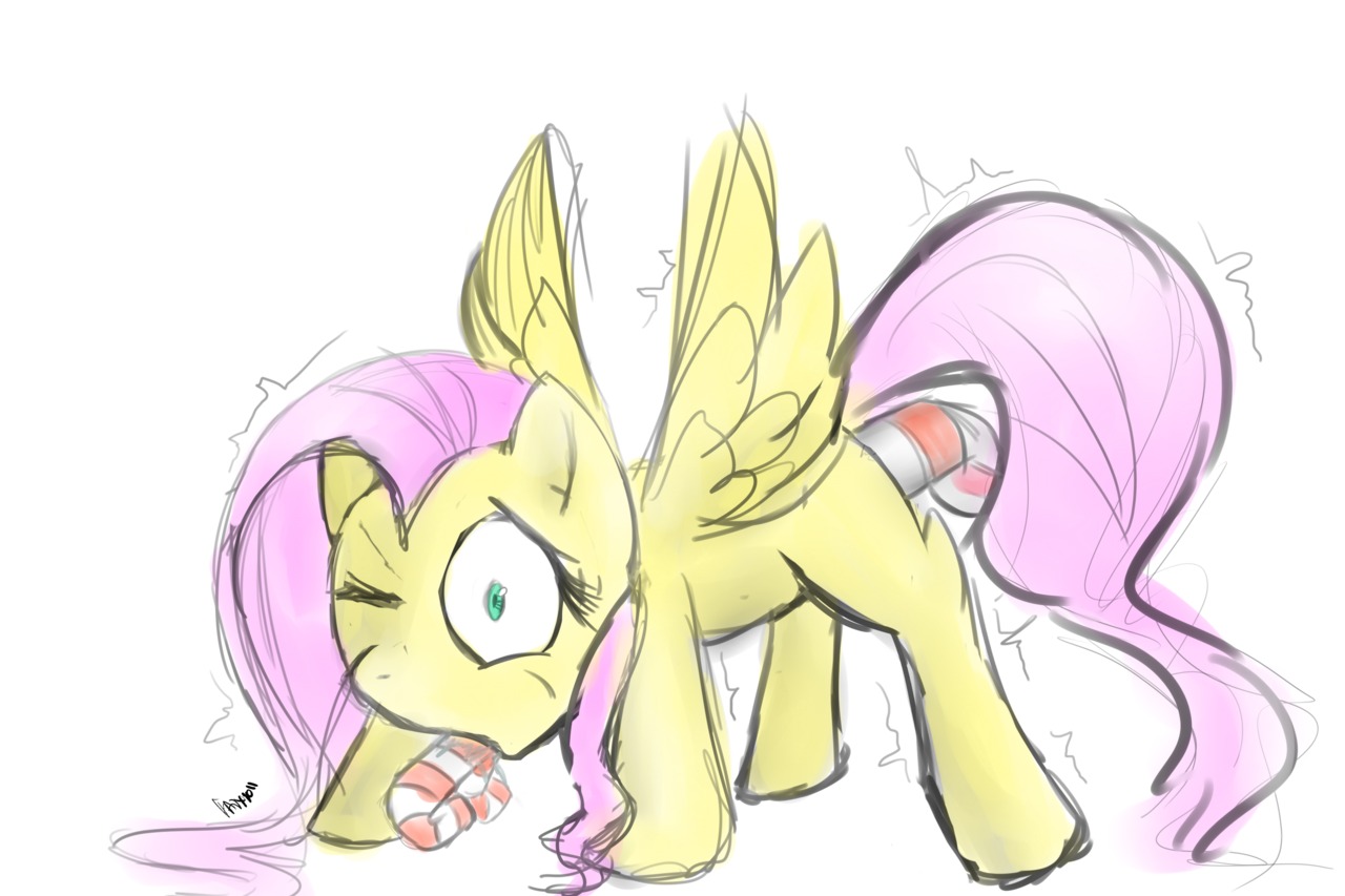2011 equine female feral fluttershy_(mlp) friendship_is_magic horse my_little_pony pegasus pink_hair pony rule34 smooth_skin tagme tail what wings