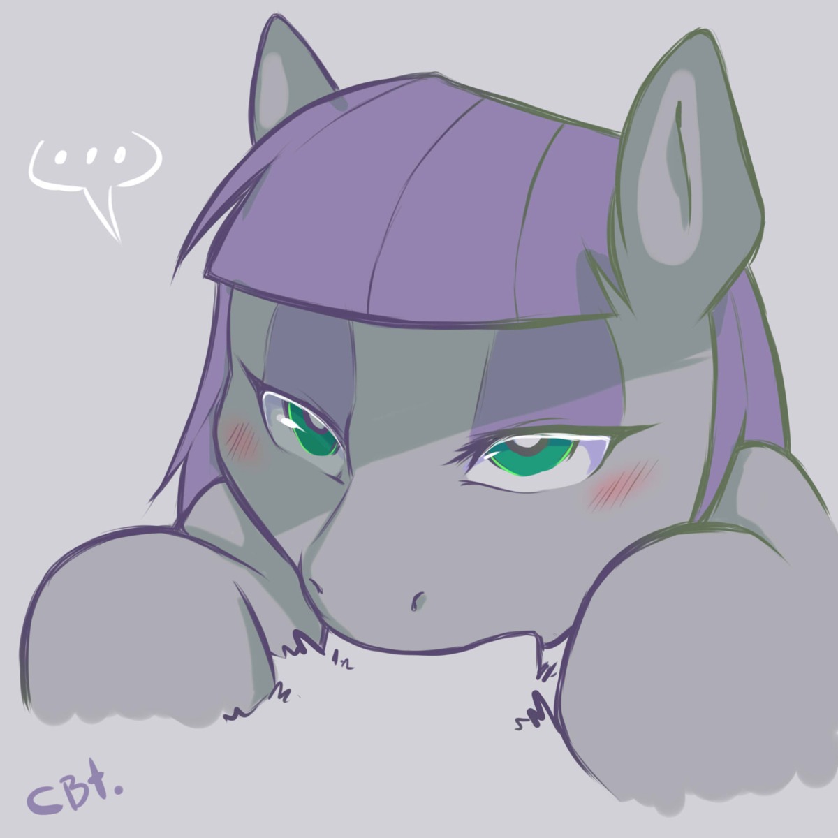 1:1 2014 blush cold-blooded-twilight deep_throat duo e621 ellipsis equid equine fellatio female female_penetrated friendship_is_magic fur genitals green_eyes grey_background grey_body grey_fur hair half-closed_eyes hasbro hi_res horse male male/female male_penetrating male_penetrating_female mammal maud_pie_(mlp) my_little_pony narrowed_eyes oral oral_penetration penetration penile penis pony purple_hair sex simple_background white_background