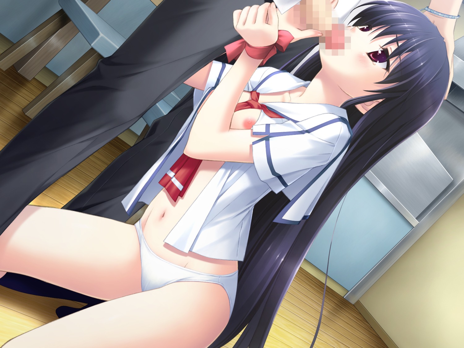 big_sister black_hair blowjob breasts brother brother_and_sister censored fellatio female game_cg hair half-sibling half-siblings half_brother half_siblings half_sister incest kanekiyo_miwa little_brother long_hair male mosaic_censoring natsu_no_ame nipples older_female older_sister open_clothes open_shirt oral panties penis rule34 segawa_rikako shirt underwear younger_brother younger_male