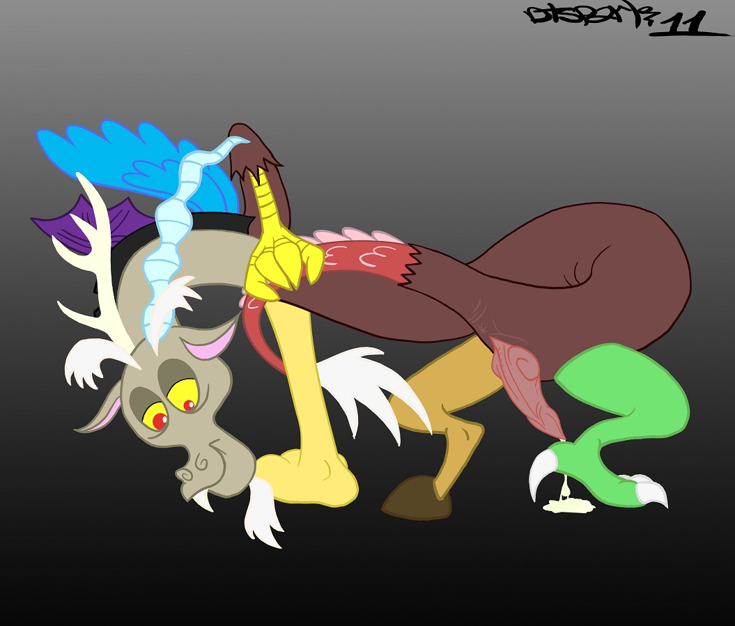chimera discord_(mlp) draconequus feral friendship_is_magic hasbro male male_only my_little_pony rule34 straight_hair tagme