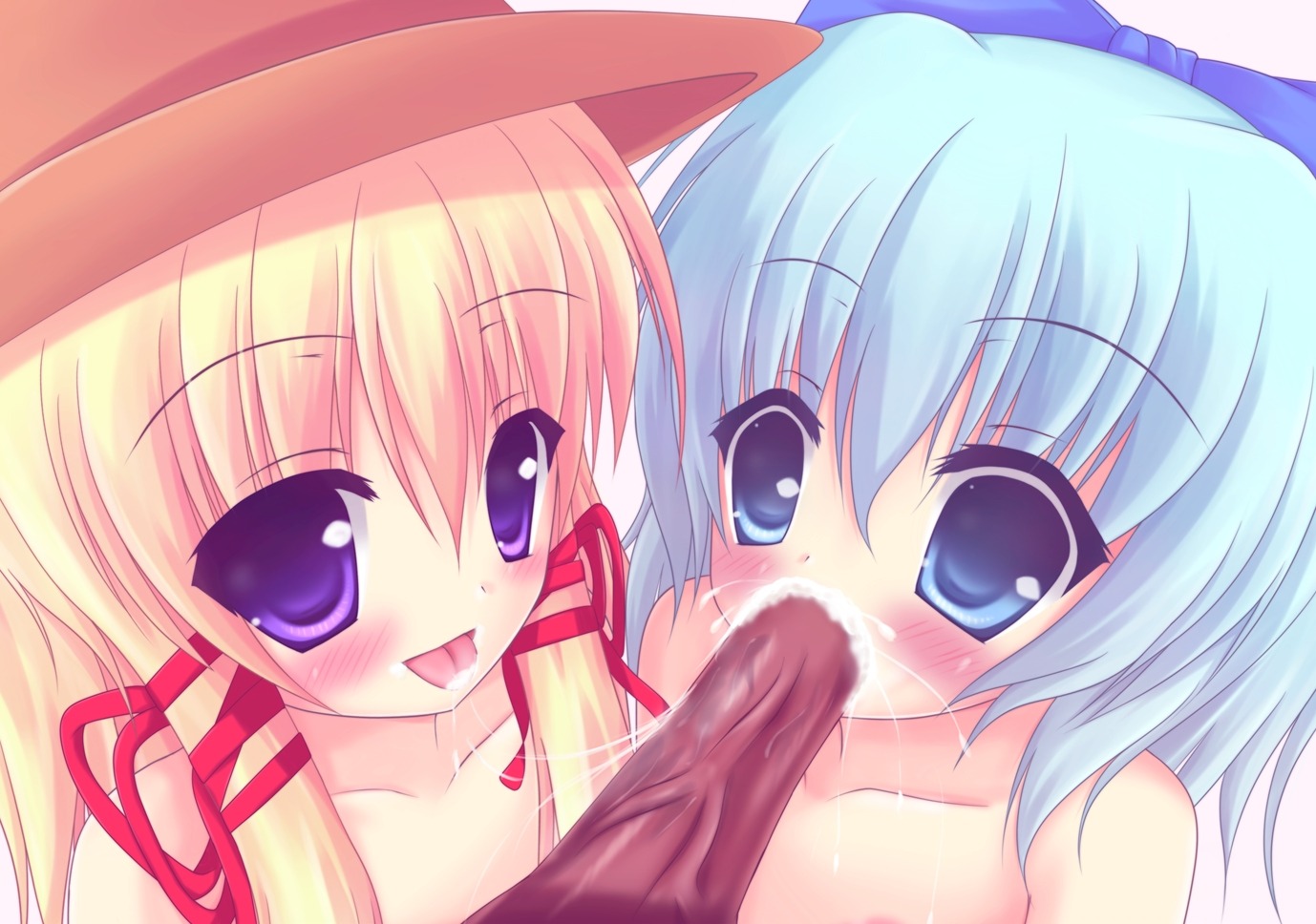 cirno female huge_eyes rule34 suwako_moriya tagme touhou