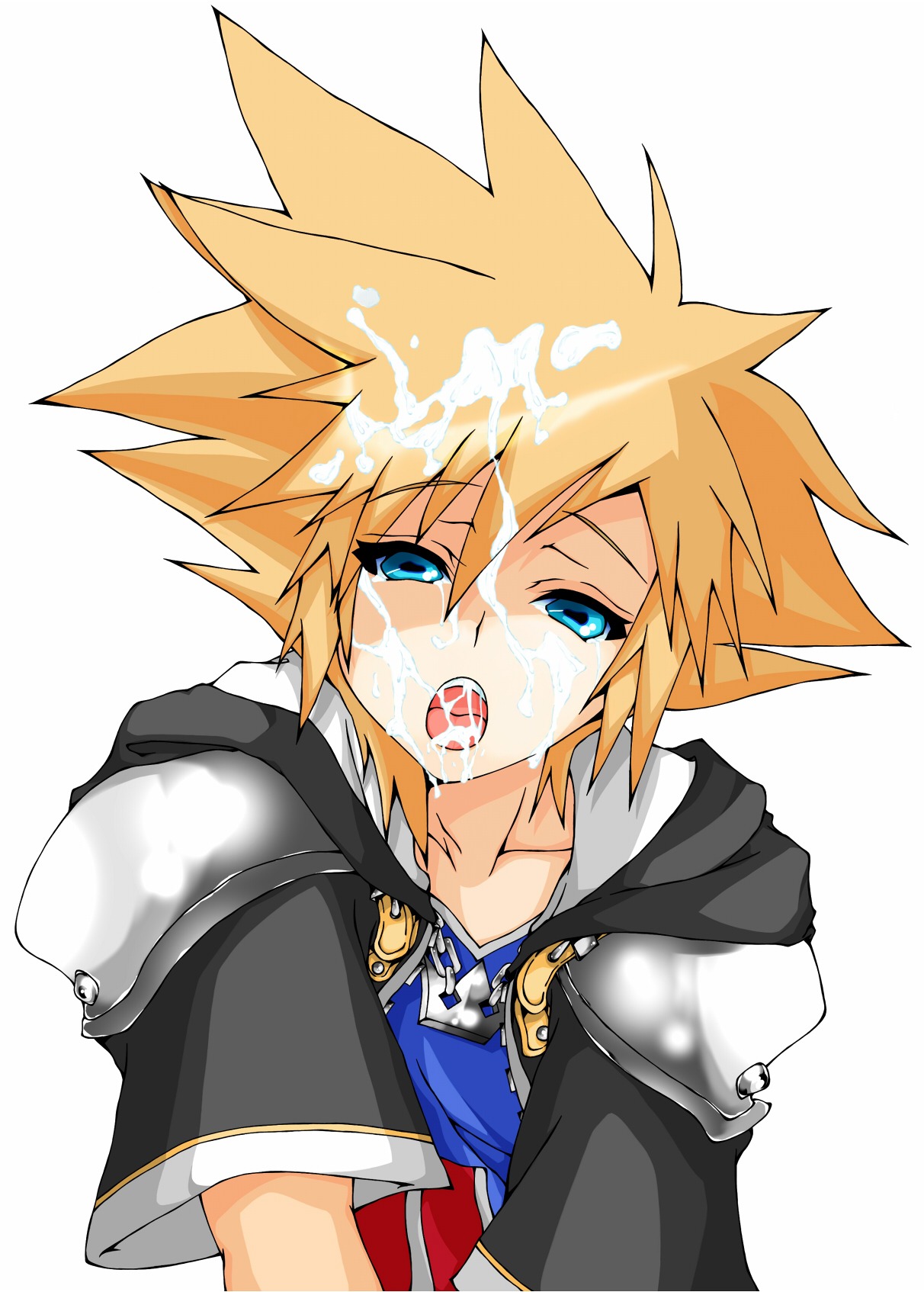 cum kingdom_hearts male male_only rule34 solo sora sora_(kingdom_hearts) tagme