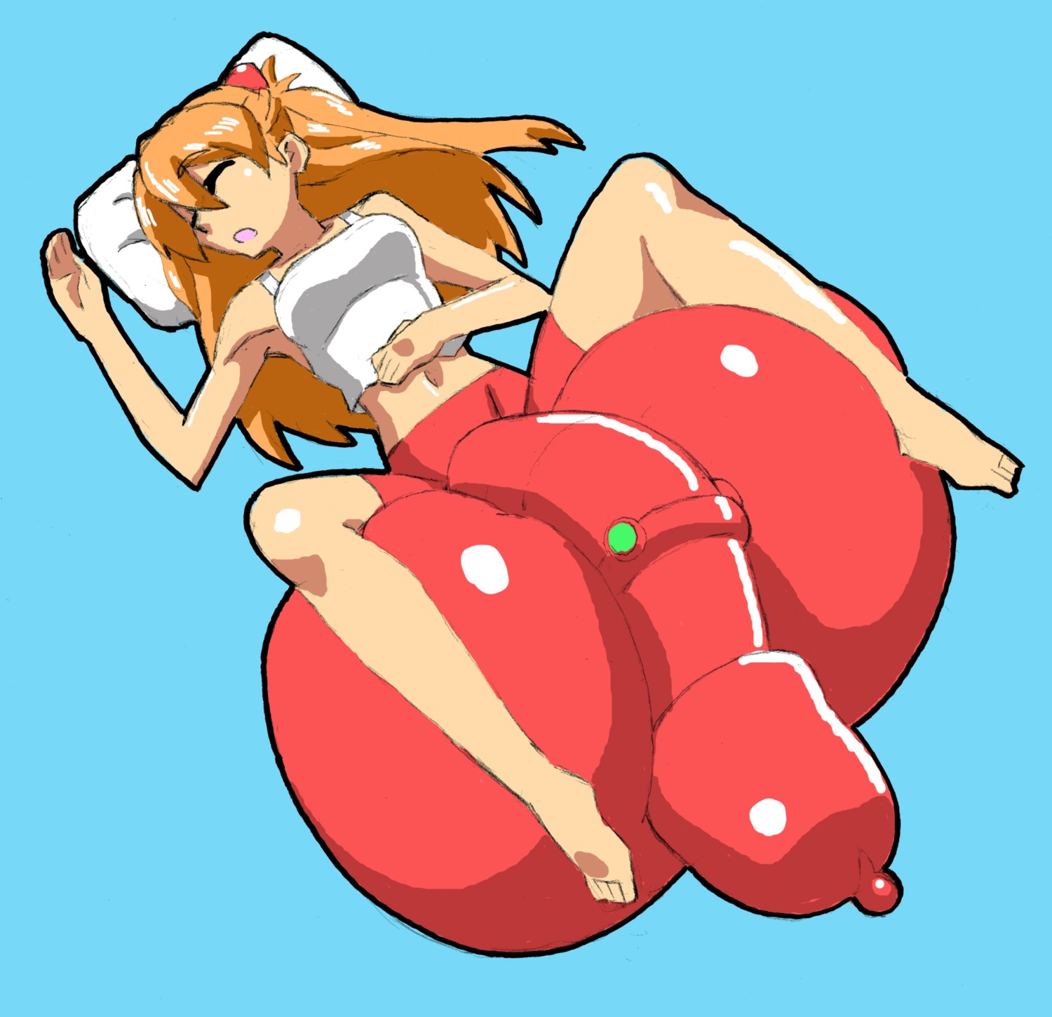 asuka_langley_sohryu breasts clothing futa_only futanari intersex medium_breasts neon_genesis_evangelion rule34 tagme