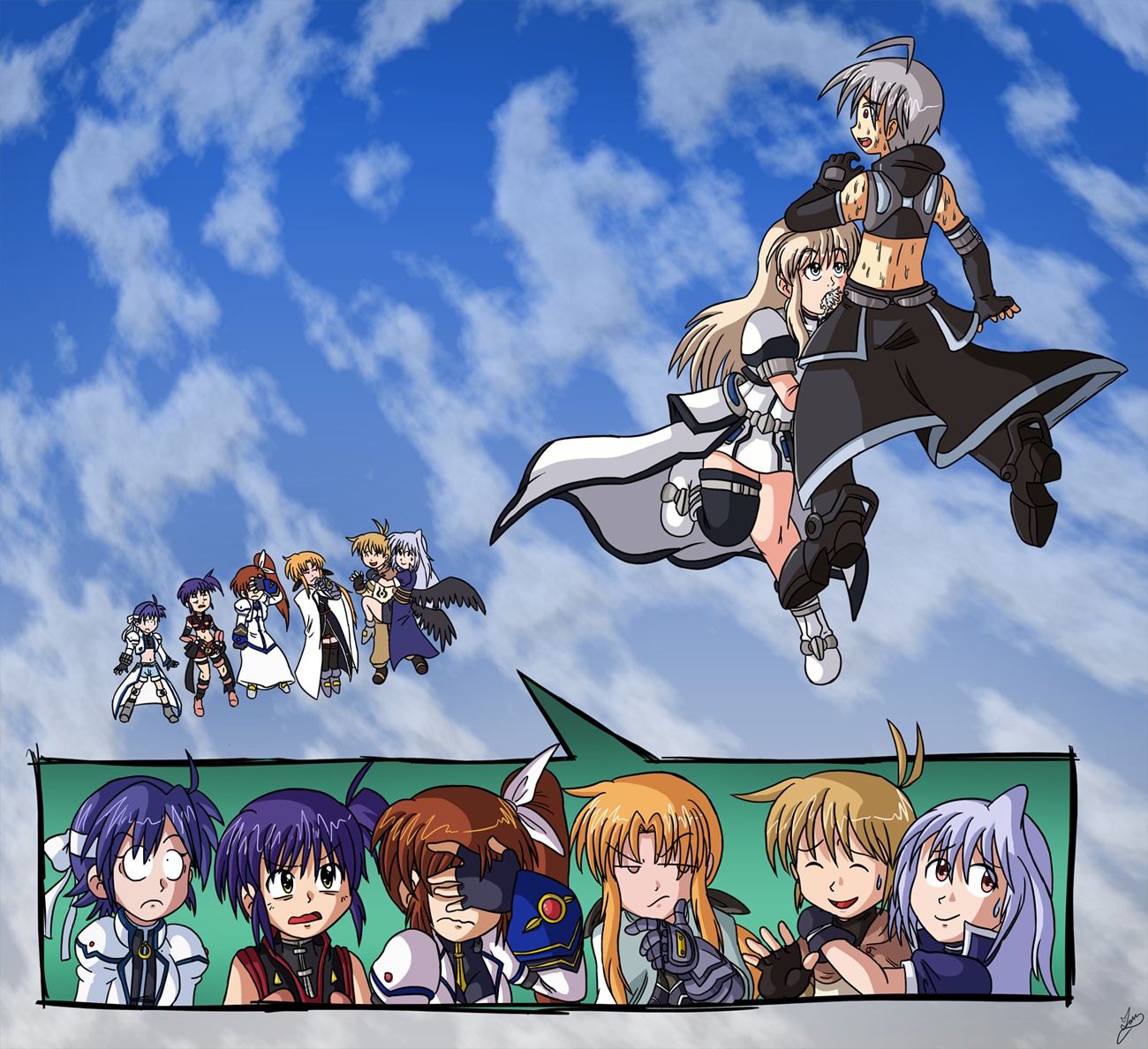 darkyamatoman fate_testarossa female isis_eaglet lily_strosek lyrical_nanoha mahou_senki_lyrical_nanoha_force mahou_shoujo_lyrical_nanoha_strikers nanoha_takamachi reinforce rule34 subaru_nakajima thoma_avenir yuuno_scrya