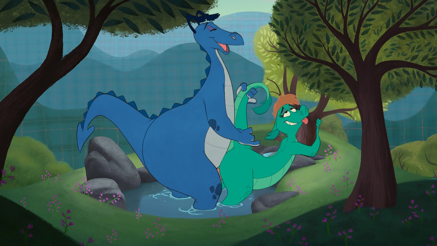 16:9 2014 4_fingers all_fours anthro aquatic bent_over big_butt bite biting_lip biting_own_lip biting_own_tongue black_eyebrows blue_body butt countershade_hands countershade_neck countershade_tail countershade_torso countershading crossover detailed_background digital_media_(artwork) disney doggystyle dominant dragon duo e621 erection eye_roll eyebrows eyelashes eyes_closed female female_penetrated fingers from_behind_position genitals grasp green_body green_scales hair half-closed_eyes happy hi_res larger_dom larger_male lips loch_ness_monster looking_pleasured looking_up male male/female male_penetrating male_penetrating_female mythological_creature mythological_scalie mythology narrowed_eyes nessie_(disney) non-mammal_hair nude nude_anthro nude_female open_mouth open_smile outside partially_submerged penetration penis plant pond public pupils red_hair reluctant_dragon reptile rock scales scalie self_bite sex short_hair size_difference smaller_female smaller_penetrated smile spade_tail spiral_elbows spiral_knees standing tail tail_tuft teeth the_ballad_of_nessie the_reluctant_dragon tongue tongue_bite tongue_out tree tuft ventral_scales water wet widescreen zaush