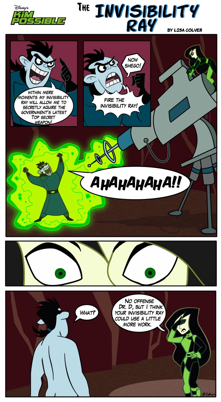 comic disney dr._drakken drakkenfan female human kim_possible male rule34 shego straight_hair tagme