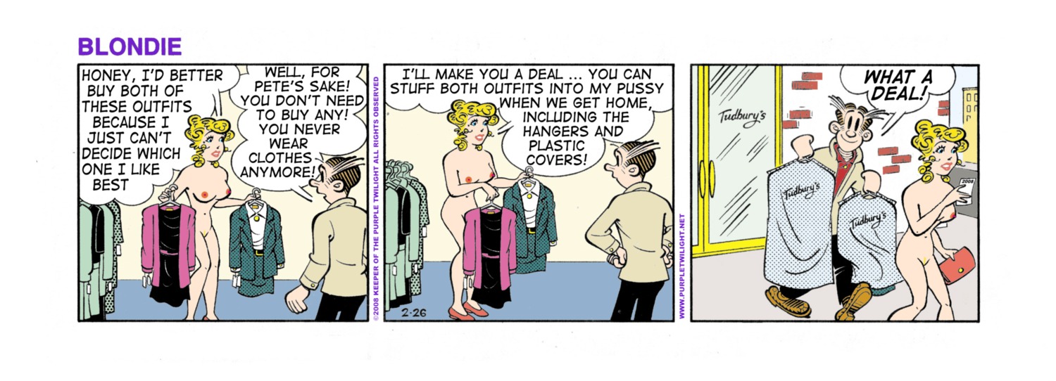 blondie_(comic) blondie_bumstead comic dagwood_bumstead female rule34 tagme