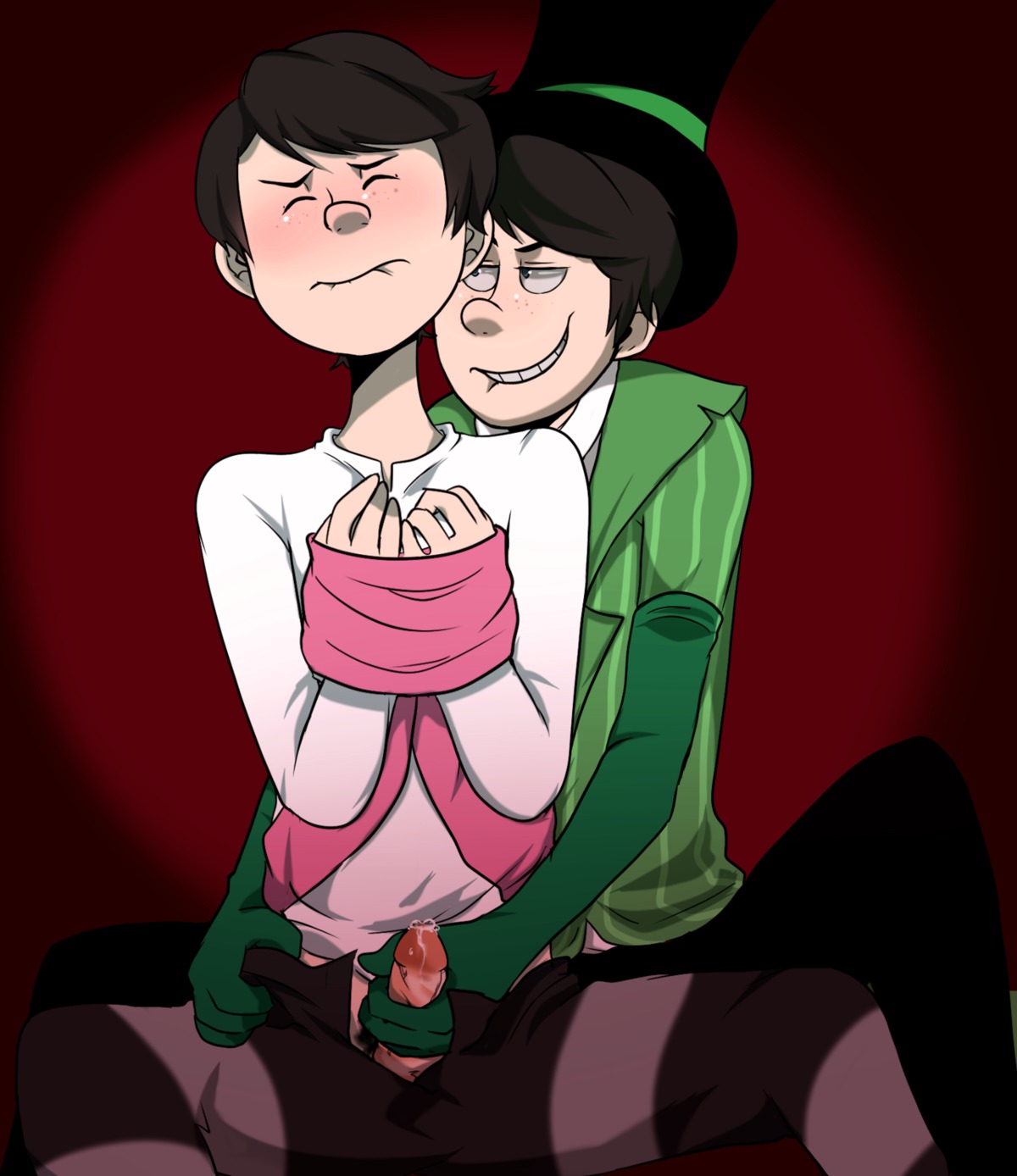 2012 2boys aidmoon black_hair bondage dr._seuss dr_seuss duo gay gay_sex greed-ler hands_tied homosexual human human_only illumination_entertainment long_gloves male male_only mammal masturbation multiple_males once-ler restrained rule34 selfcest tagme the_lorax the_lorax_(2012) tied tied_hands tied_up top_hat universal_pictures universal_studios yaoi