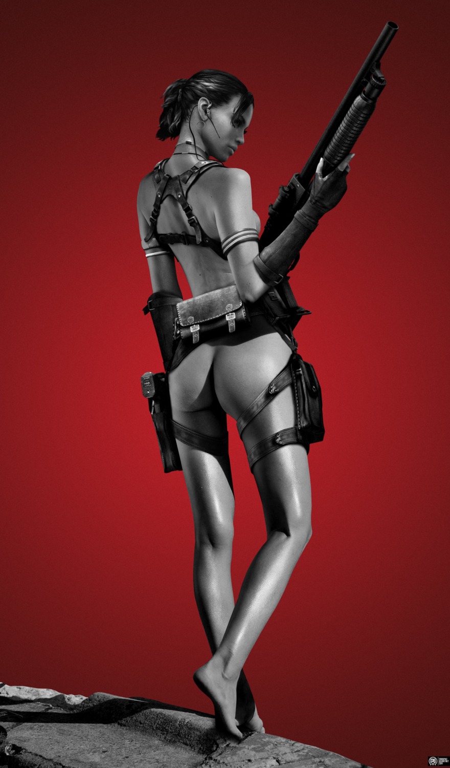 3d ass female female_only human resident_evil resident_evil_5 rule34 sheva_alomar solo tagme